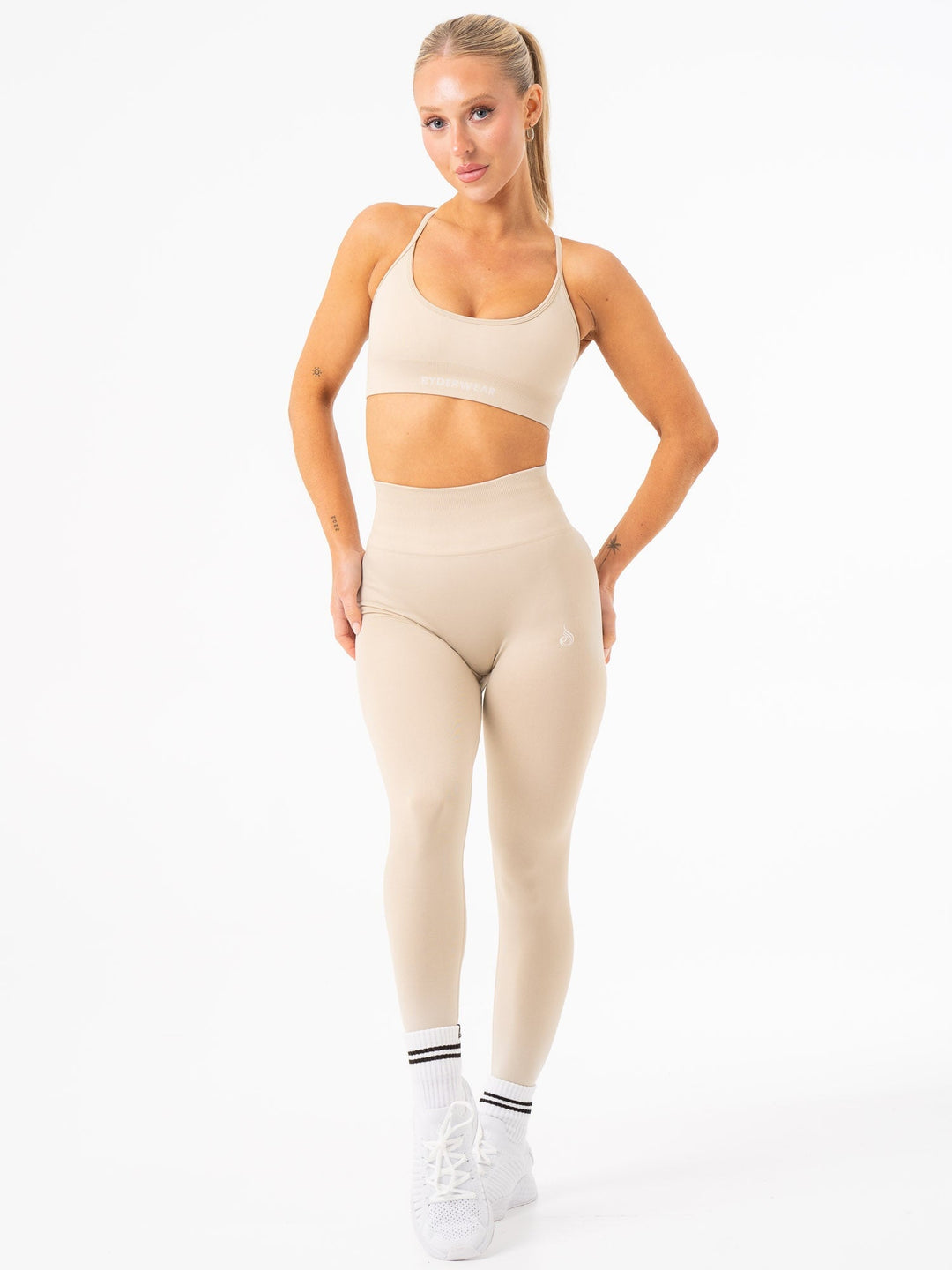 Lift 2.0 BBL Seamless Leggings - Sand Clothing Ryderwear 