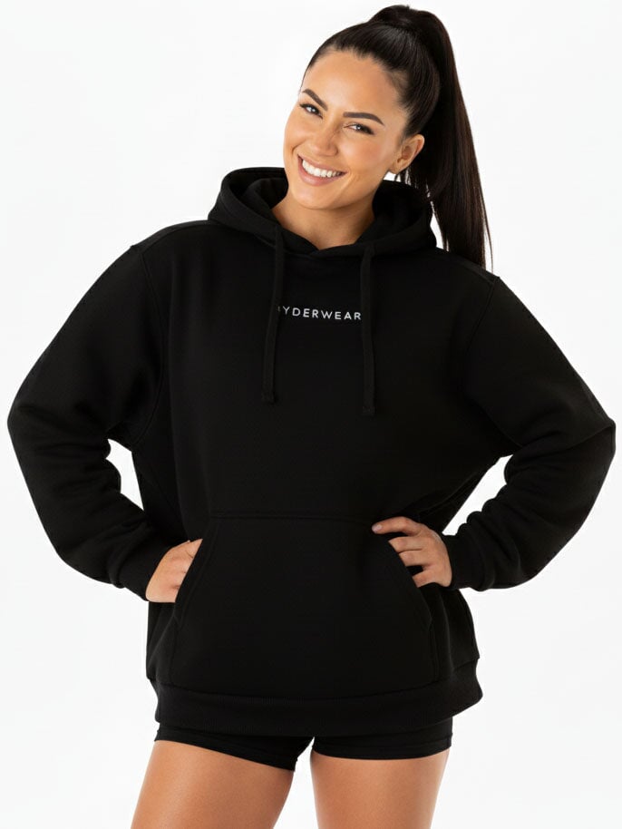 Lifting Only Pullover Hoodie - Black Clothing Ryderwear 