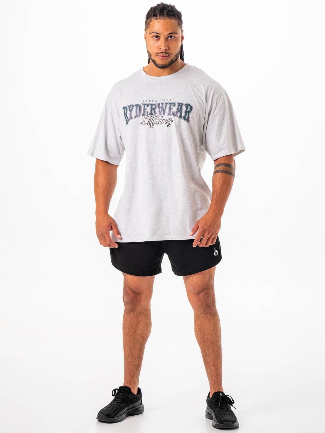 Lifting Oversized Tshirt - Snow Marle Clothing Ryderwear 