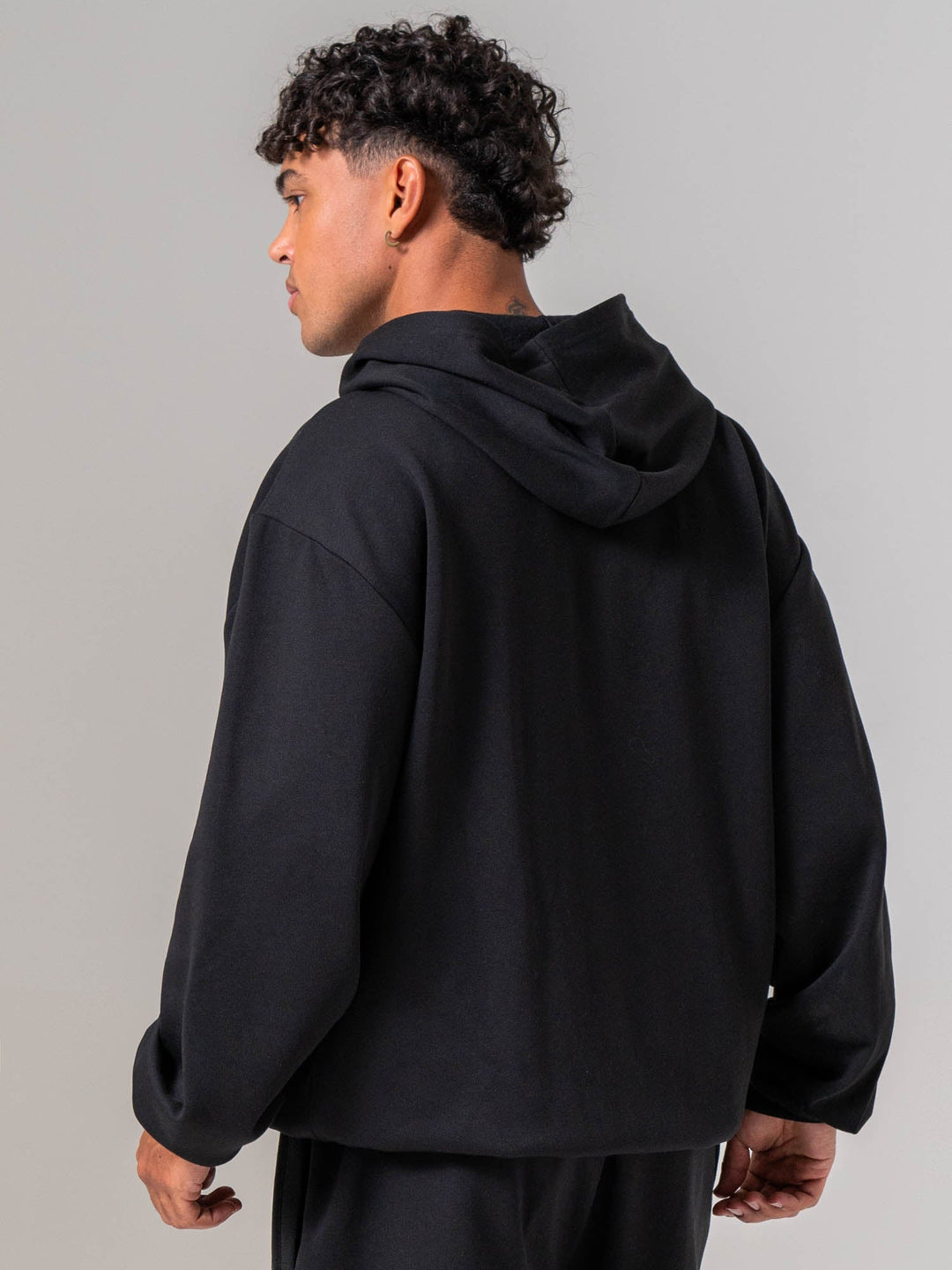 Mens Track Jacket - Black Clothing Ryderwear 