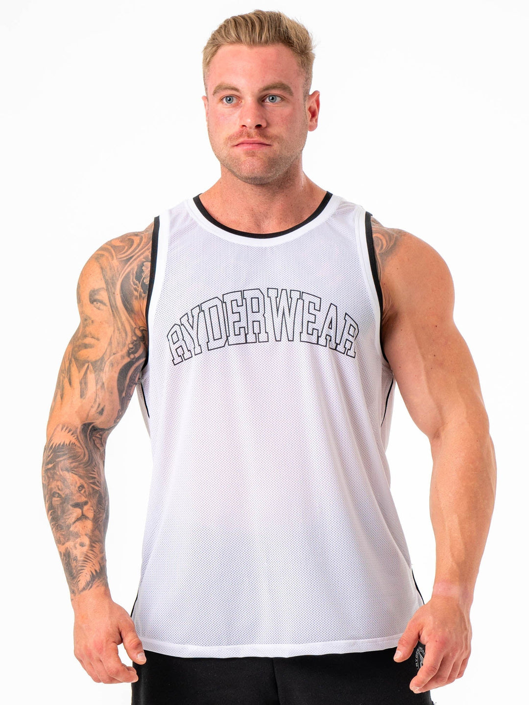 MVP Mesh Jersey - White Clothing Ryderwear 