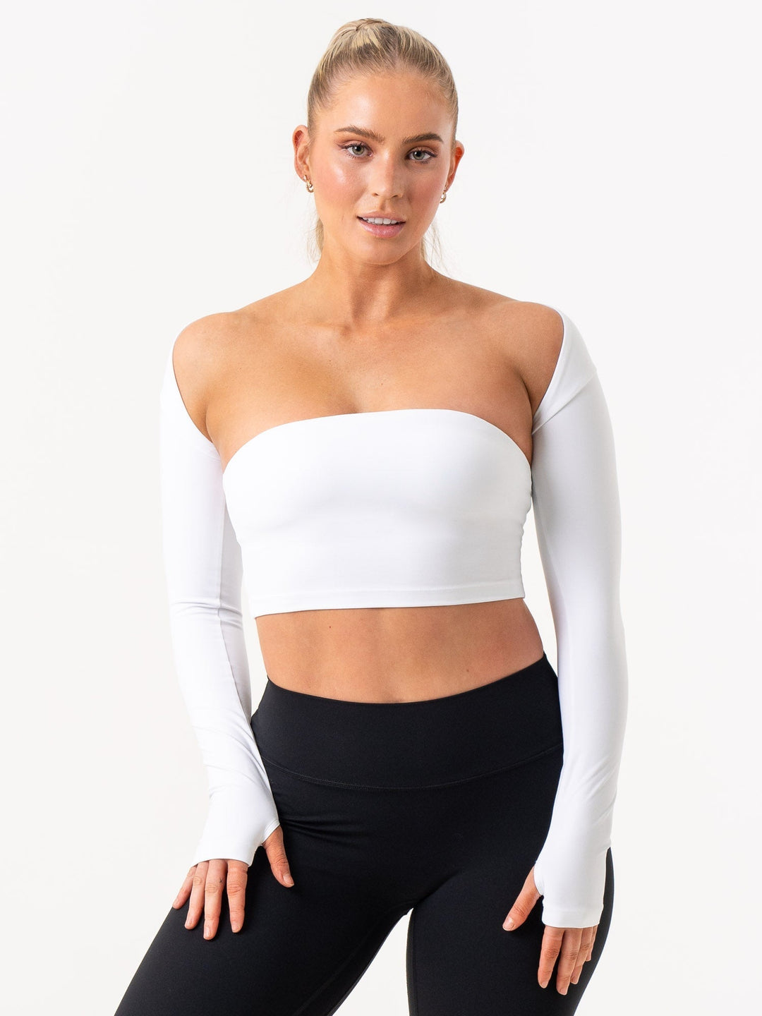 NKD Bolero - White Clothing Ryderwear 