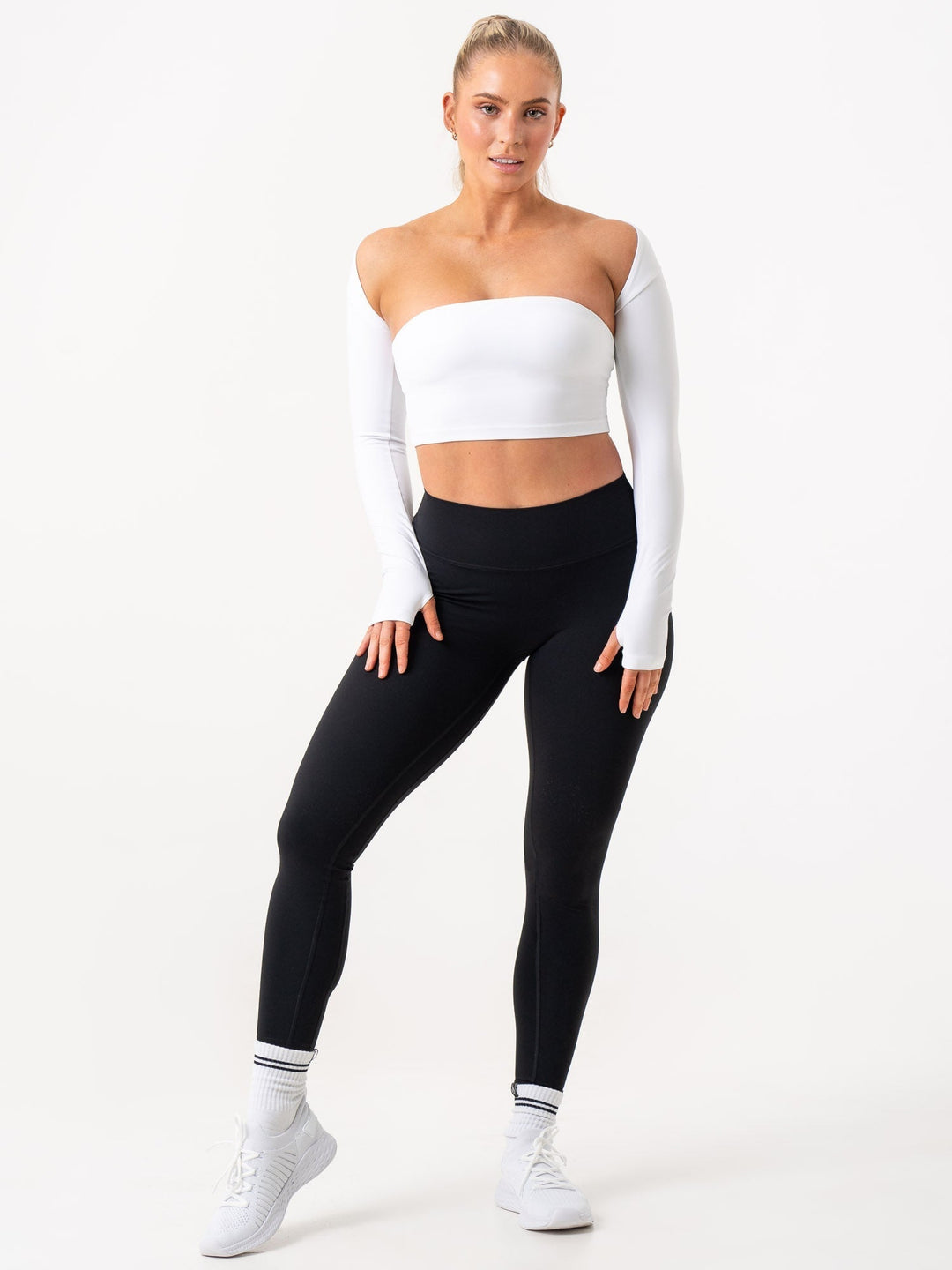 NKD Bolero - White Clothing Ryderwear 