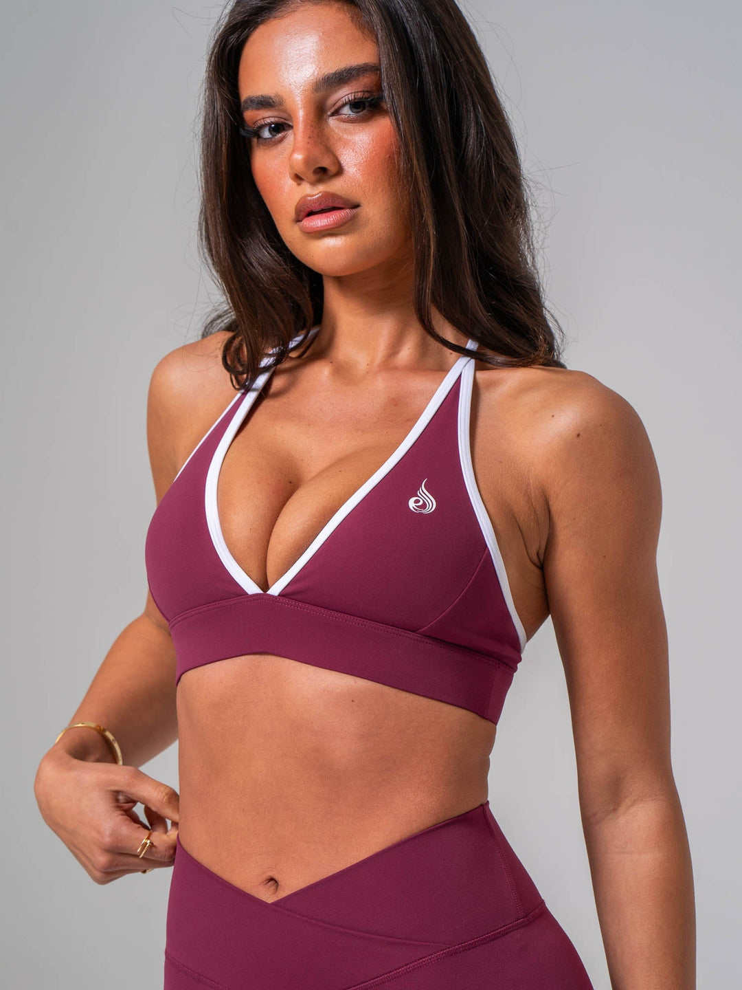 NKD Contrast Halter Bra - Cola Clothing Ryderwear 