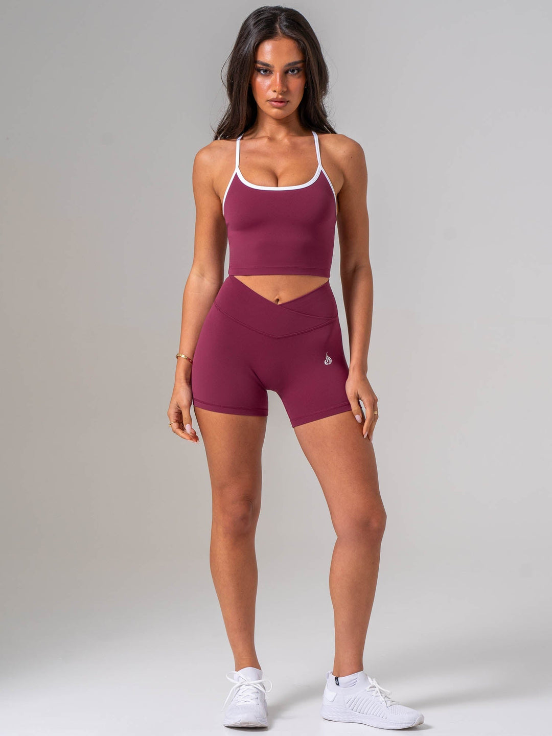 NKD Contrast Shelf Bra Tank - Cola Clothing Ryderwear 