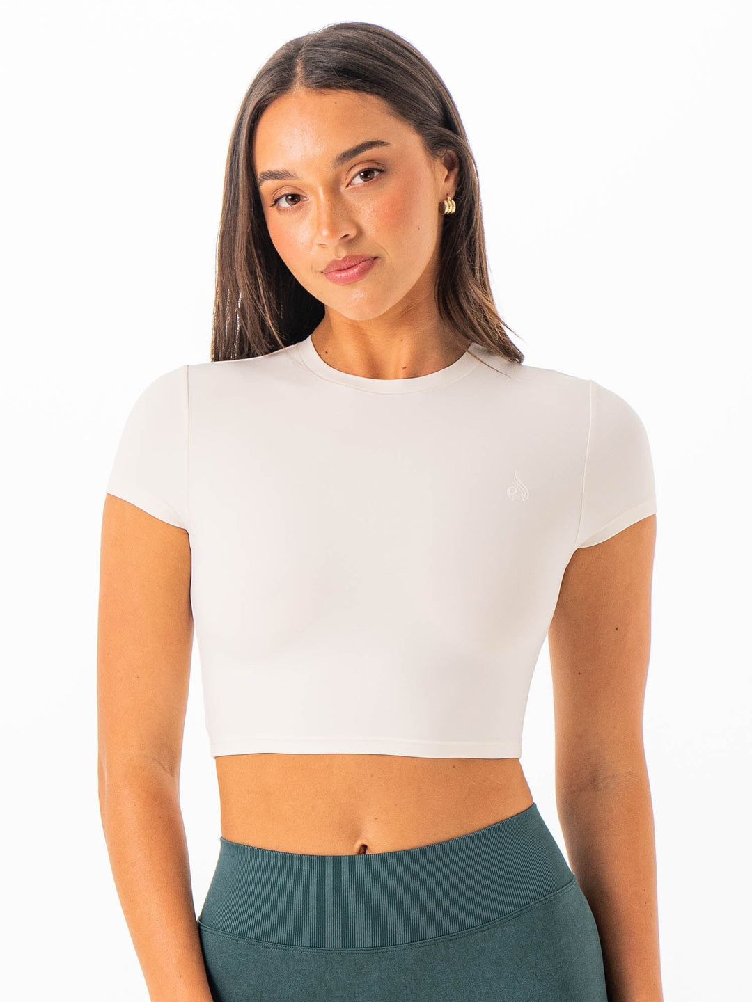 NKD Cropped Tee - Vanilla Clothing Ryderwear 