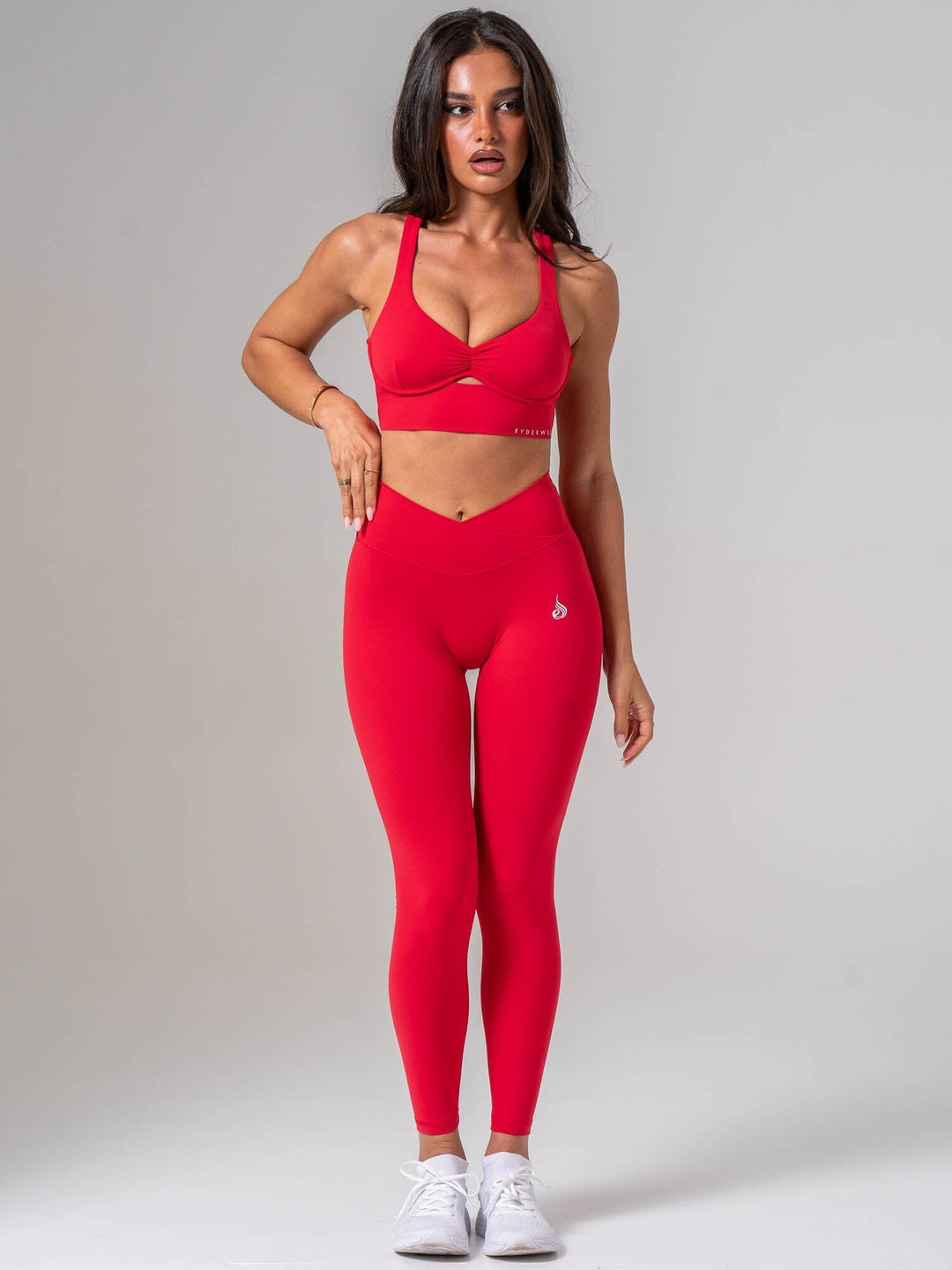 NKD Cross Over Invisible Scrunch Leggings - Cherry Clothing Ryderwear 