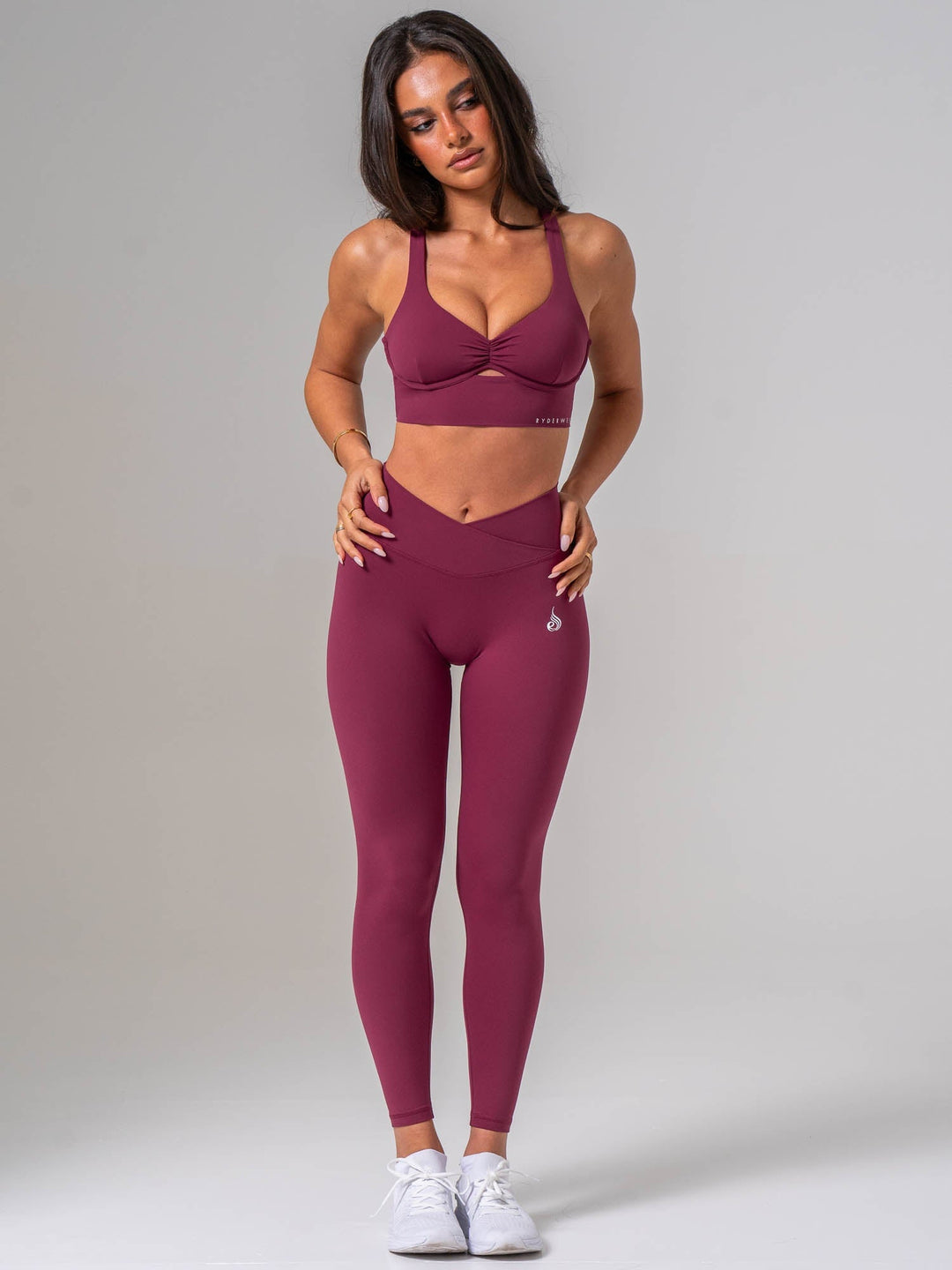 NKD Cross Over Invisible Scrunch Leggings - Cola Clothing Ryderwear 