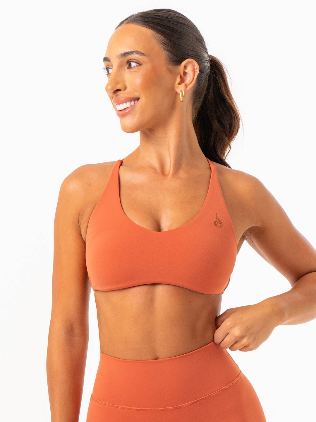 NKD Embody Sports Crop - Terracotta Clothing Ryderwear 