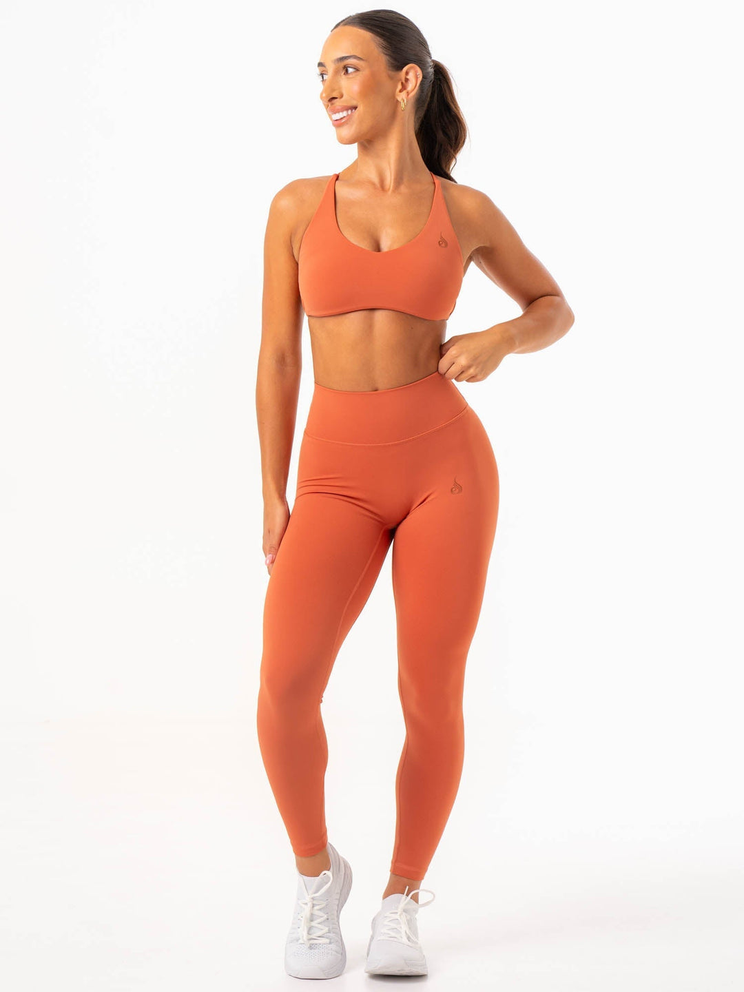 NKD Embody Sports Crop - Terracotta Clothing Ryderwear 