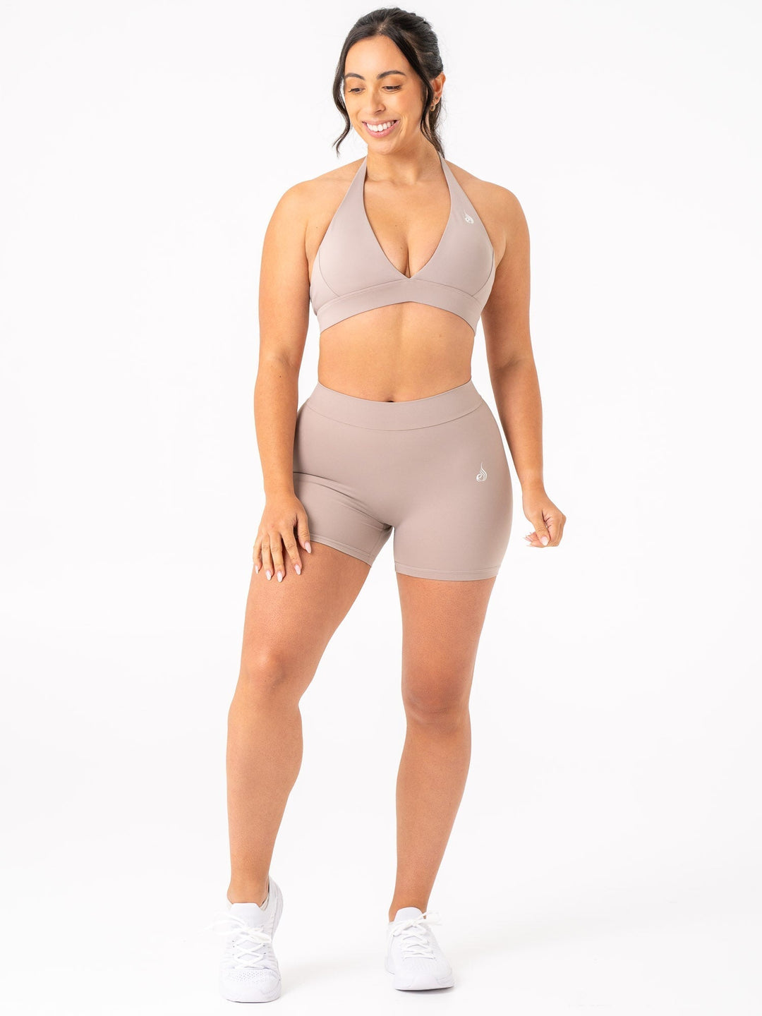 NKD Halter Bra - Taupe Clothing Ryderwear 