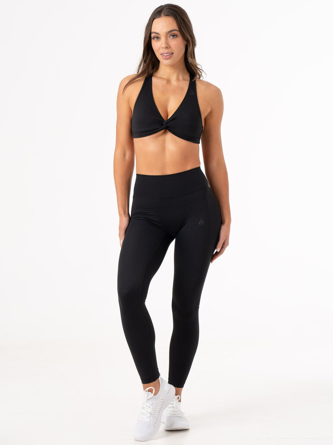 NKD High Waisted Leggings - Black Clothing Ryderwear 