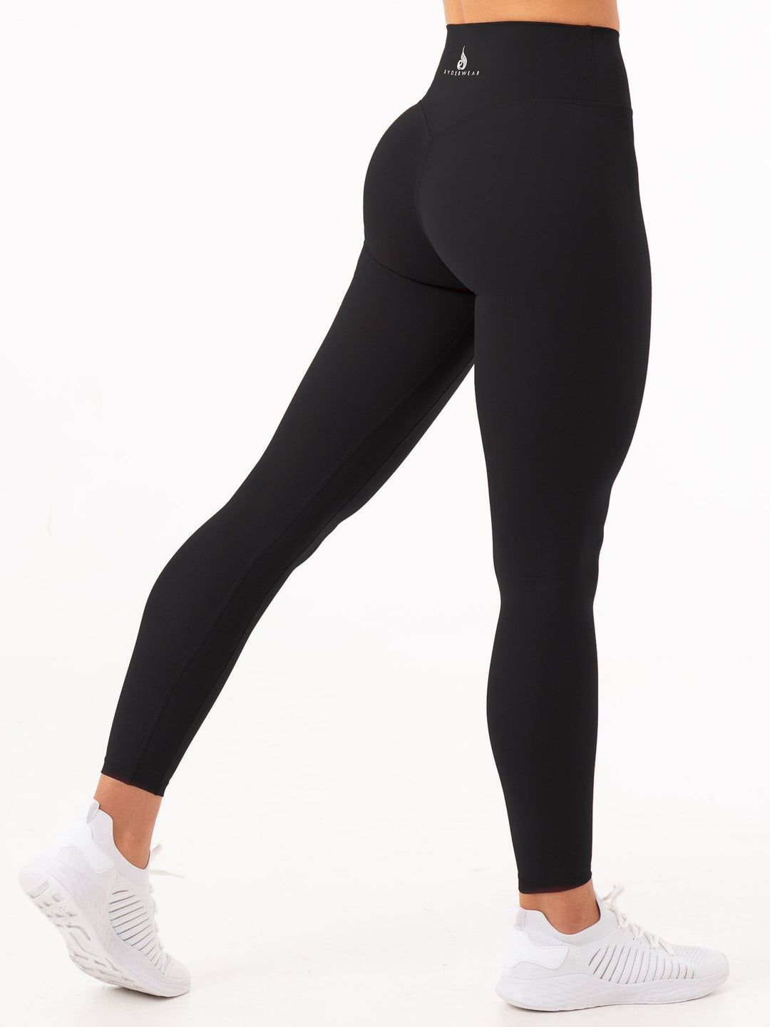 NKD High Waisted Leggings - Black Clothing Ryderwear 