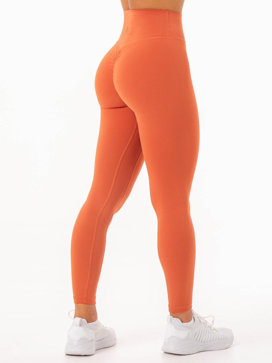 NKD High Waisted Scrunch Leggings - Terracotta Clothing Ryderwear 