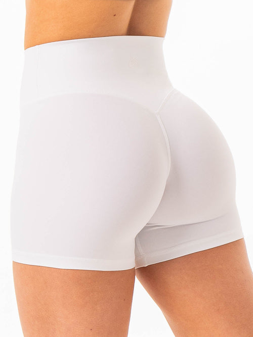 NKD High Waisted Shorts White