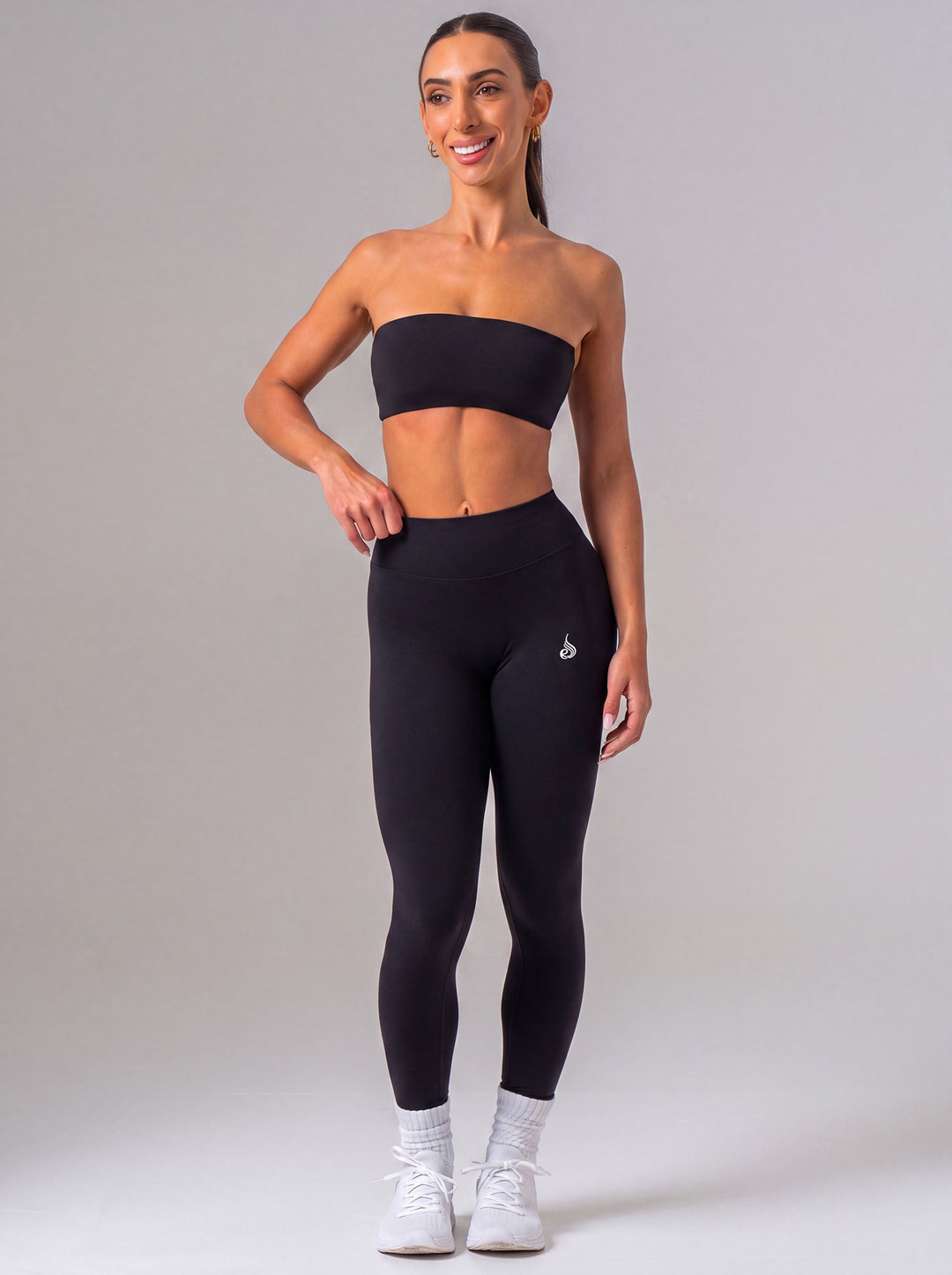 NKD Invisible Scrunch Leggings - Black Clothing Ryderwear 