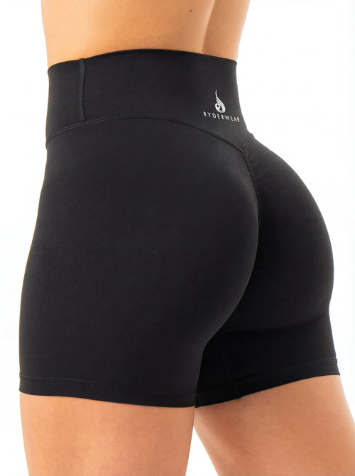 NKD Invisible Scrunch Shorts Black