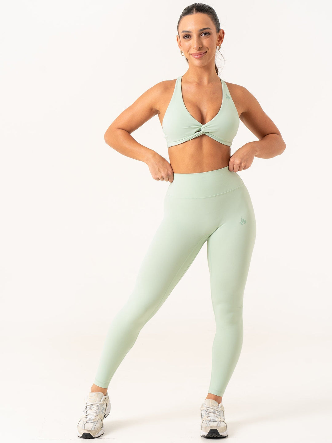 NKD Knot Sports Bra - Cucumber Clothing Ryderwear