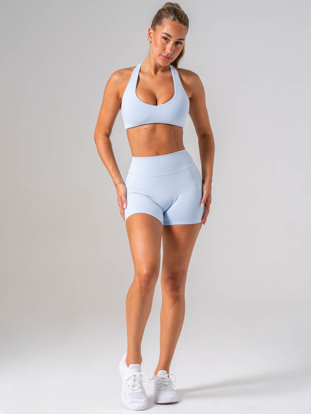 NKD Luxe Shorts - Sky Blue Clothing Ryderwear 
