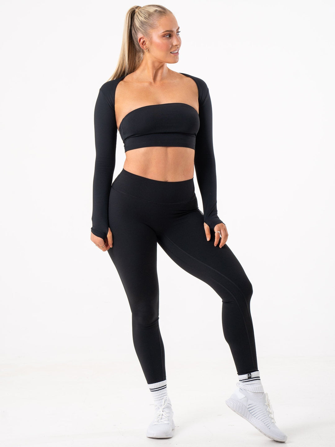 NKD Strapless Tank Bra - Black Clothing Ryderwear