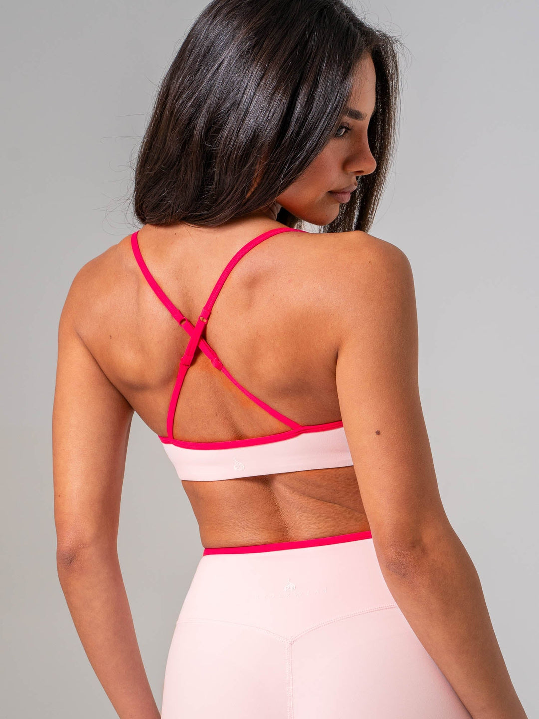 NKD Sweetheart Contrast Bra - Pink On Pink Clothing Ryderwear 
