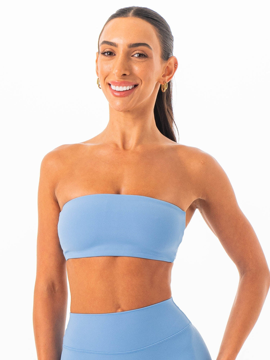 NKD Twist Bandeau - Blueberry Clothing Ryderwear 