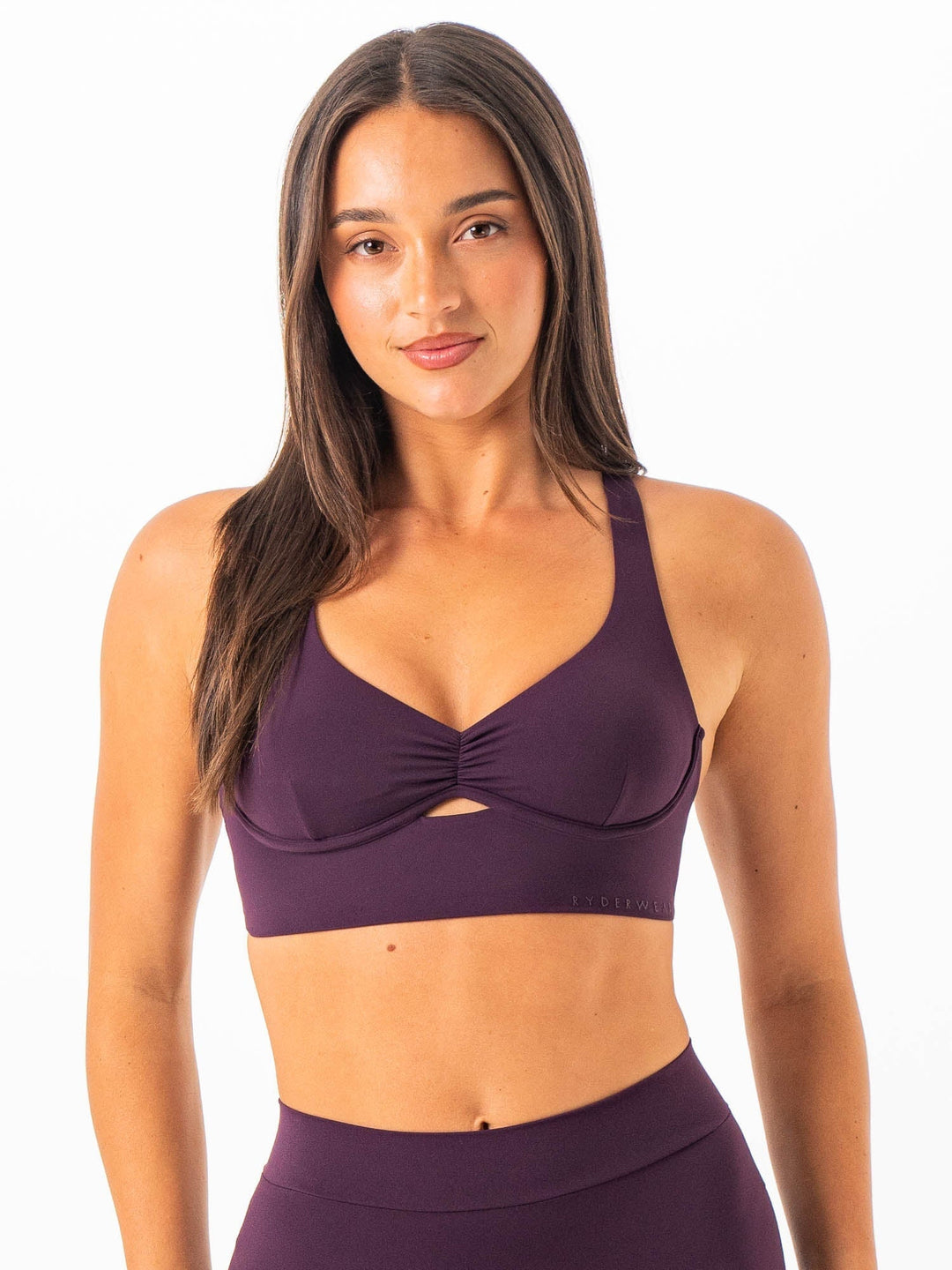 NKD Underwire Bra - Merlot Clothing Ryderwear 
