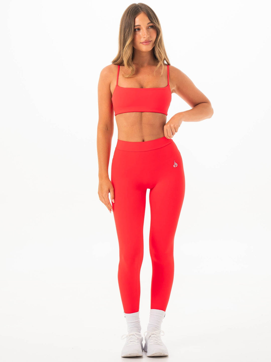 NKD V Scrunch Leggings - Watermelon Sugar Clothing Ryderwear 