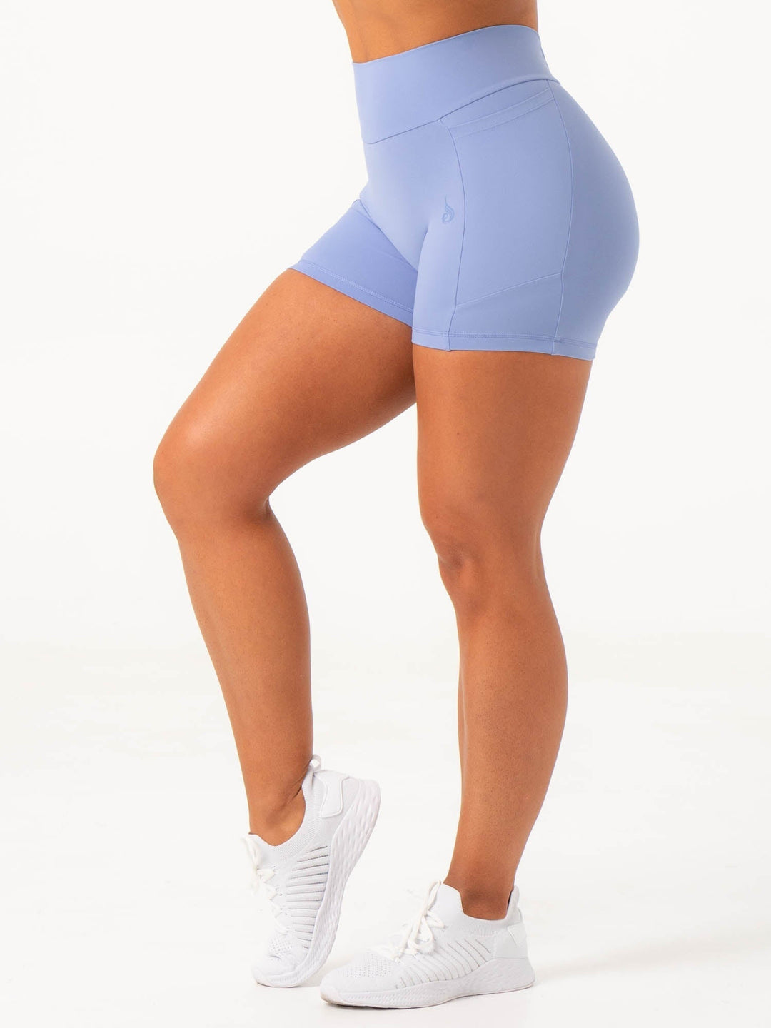 NKD V Scrunch Pocket Shorts - Dreamy Blue Clothing Ryderwear 