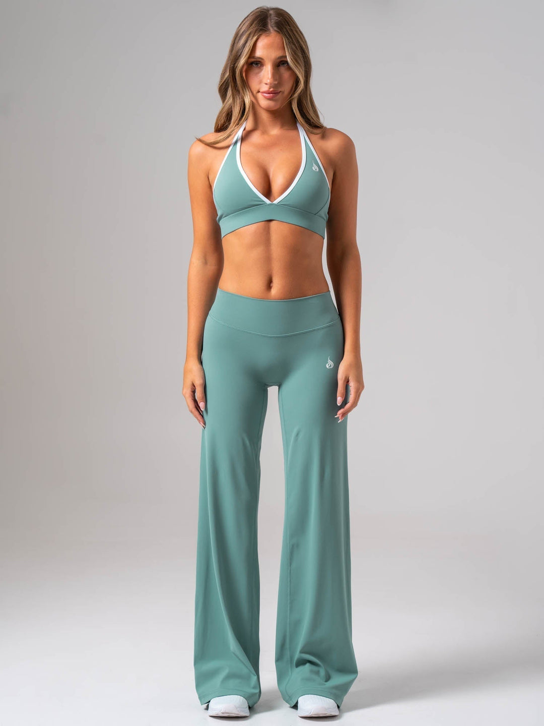 NKD Wide Legging - Regular - Aquamarine Clothing Ryderwear 