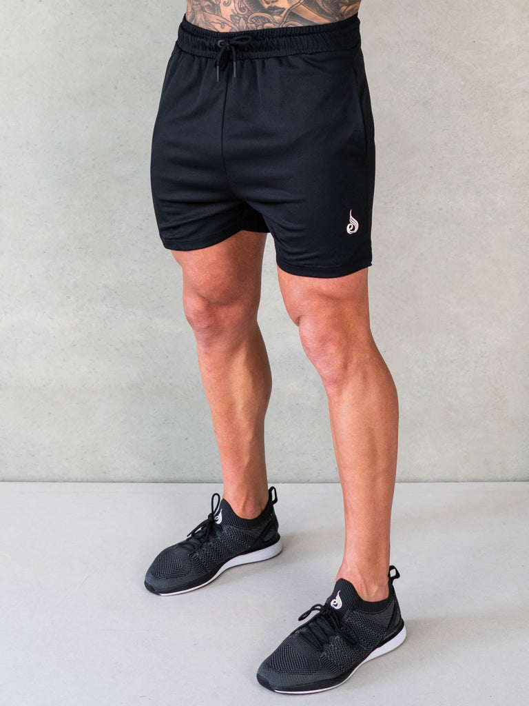 Octane Mesh Shorts - Faded Black - Ryderwear