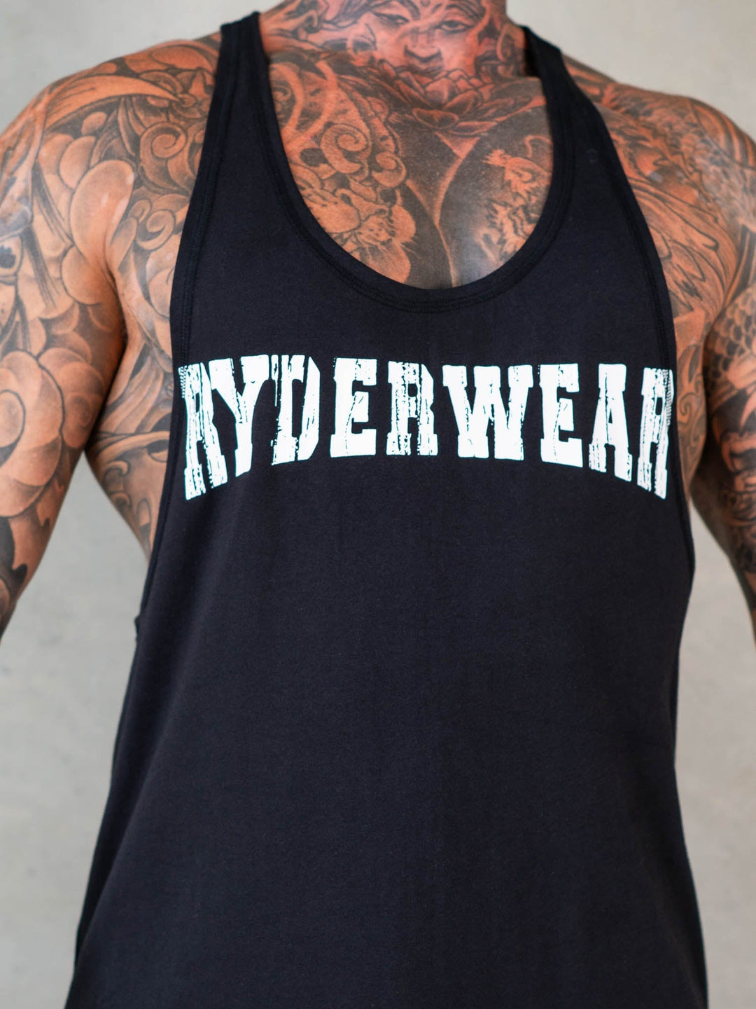 Octane Stringer - Faded Black Clothing Ryderwear