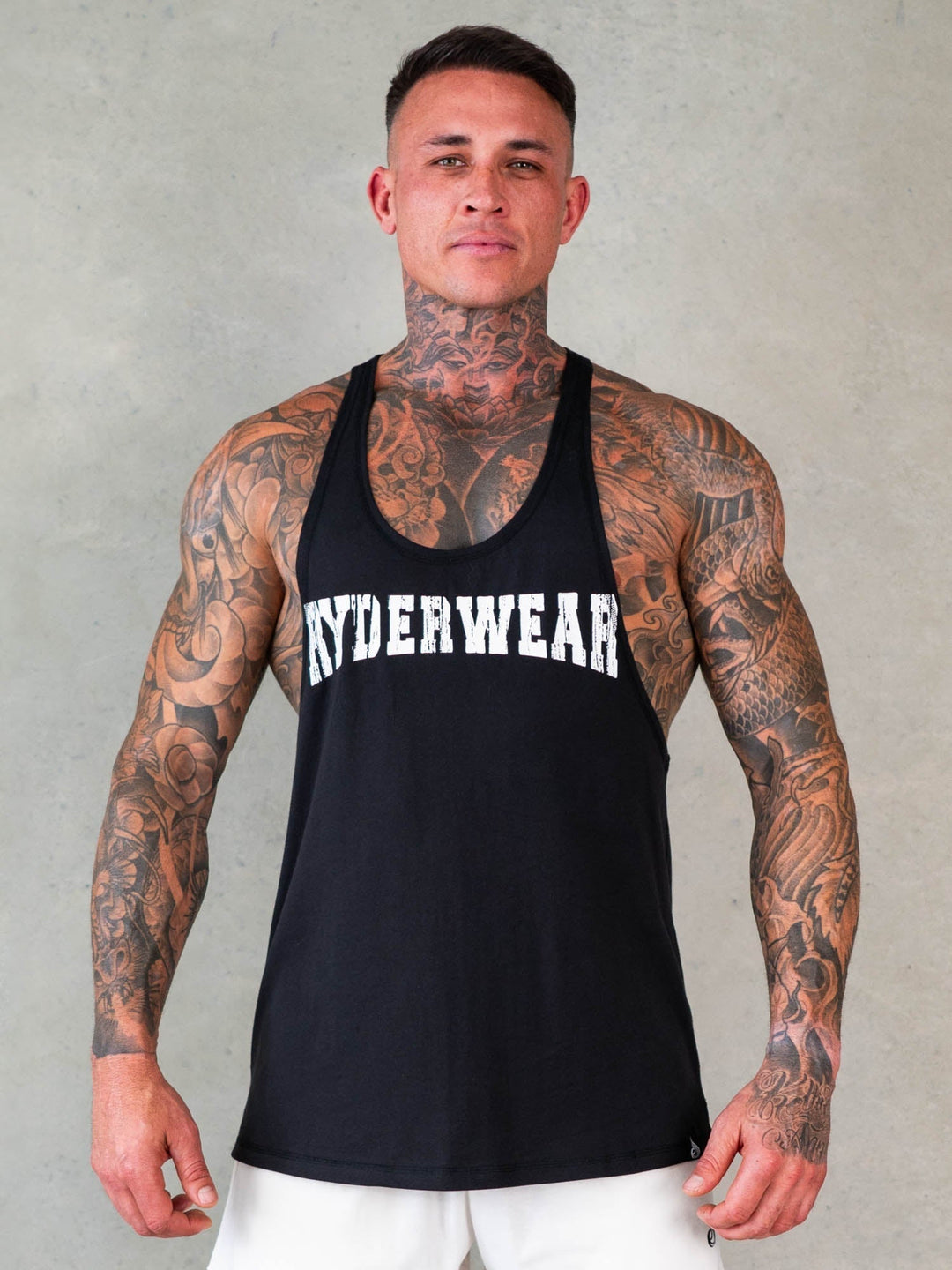 Octane Stringer - Faded Black Clothing Ryderwear