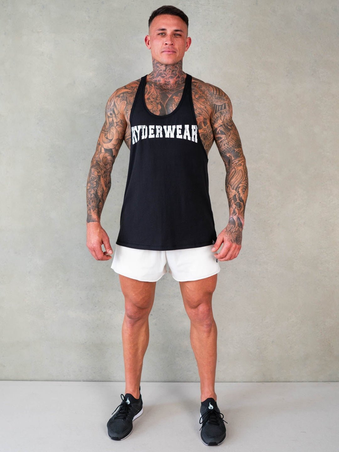 Octane Stringer - Faded Black Clothing Ryderwear