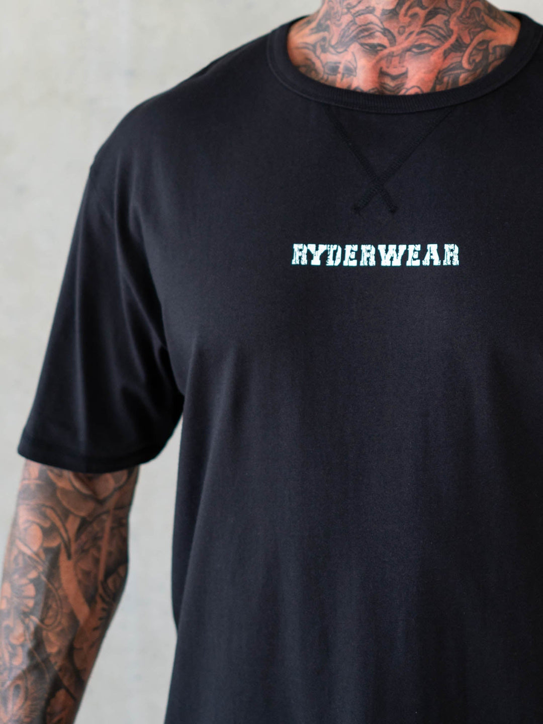 Octane T-Shirt - Faded Black Clothing Ryderwear 