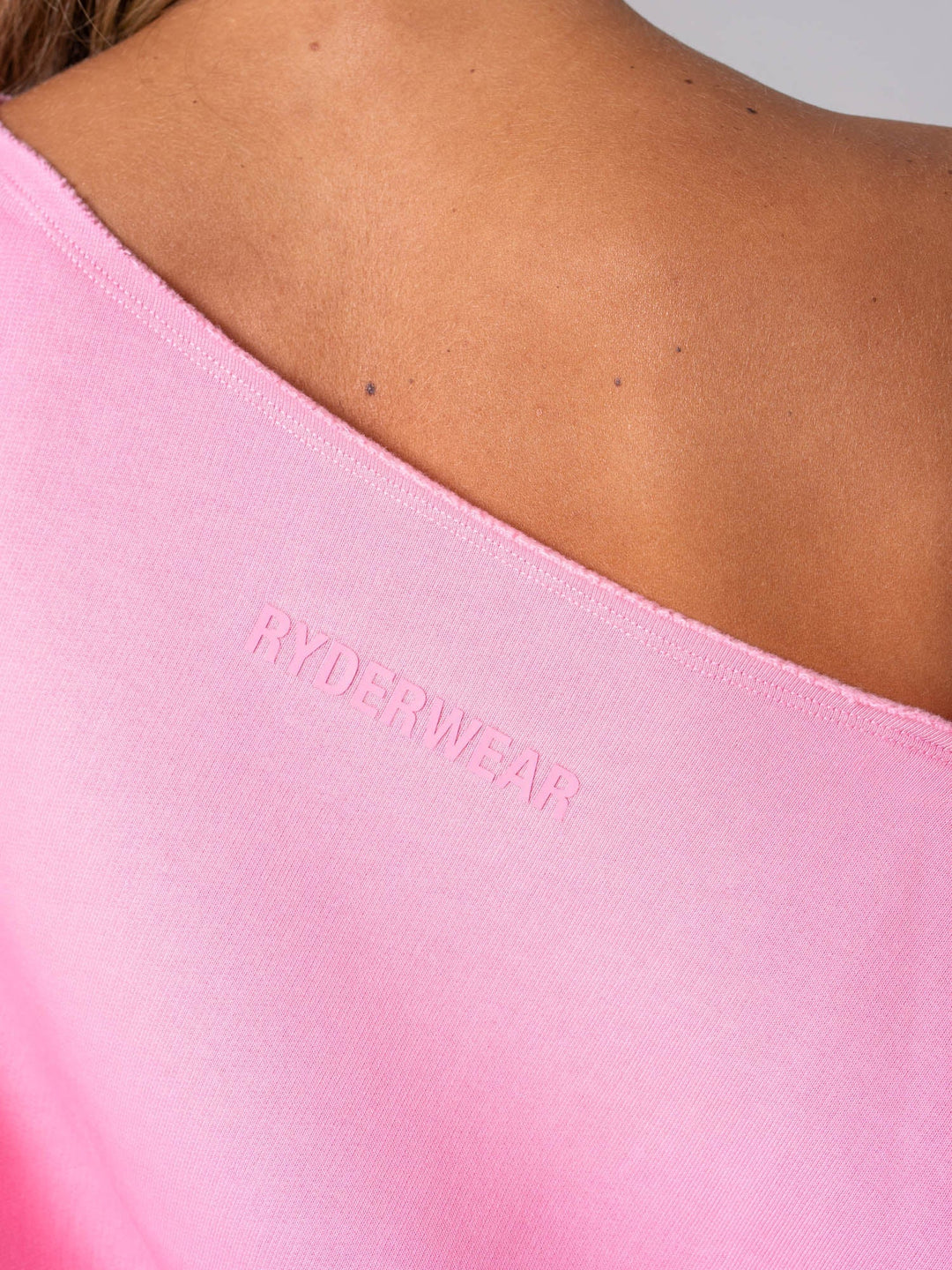 Off The Shoulder Sweater - Bubblegum Clothing Ryderwear 