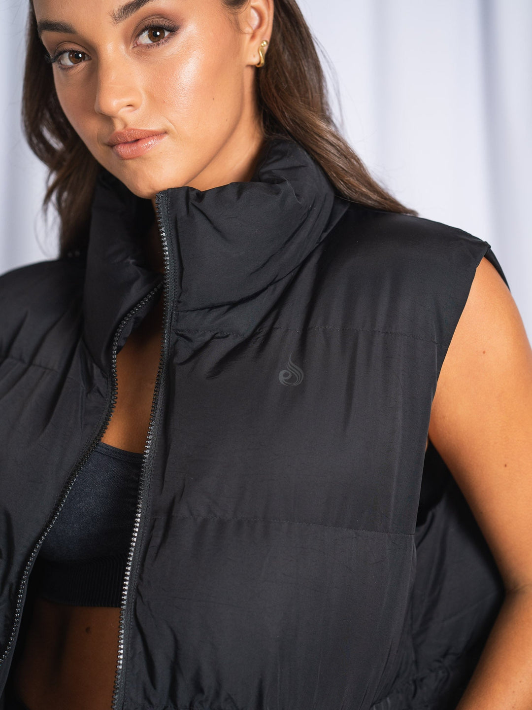 Puffer Vest - Black Clothing Ryderwear