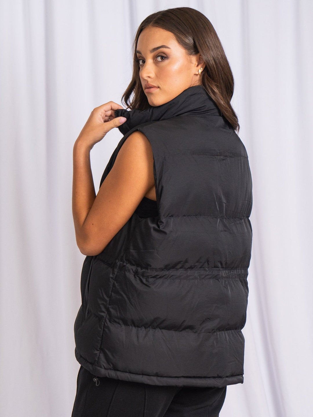 Puffer Vest - Black Clothing Ryderwear