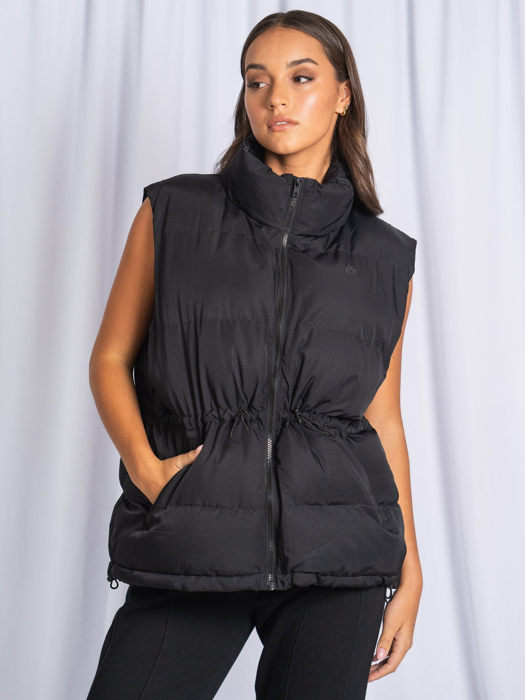 Puffer Vest - Black Clothing Ryderwear