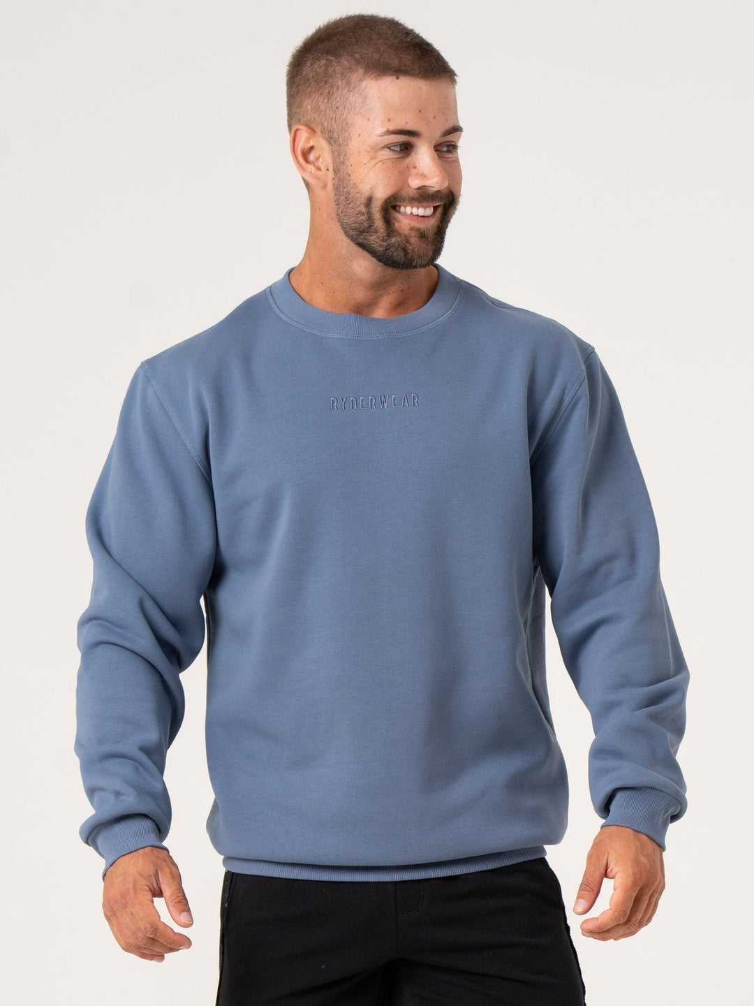 Pursuit Pullover - Denim Blue Clothing Ryderwear