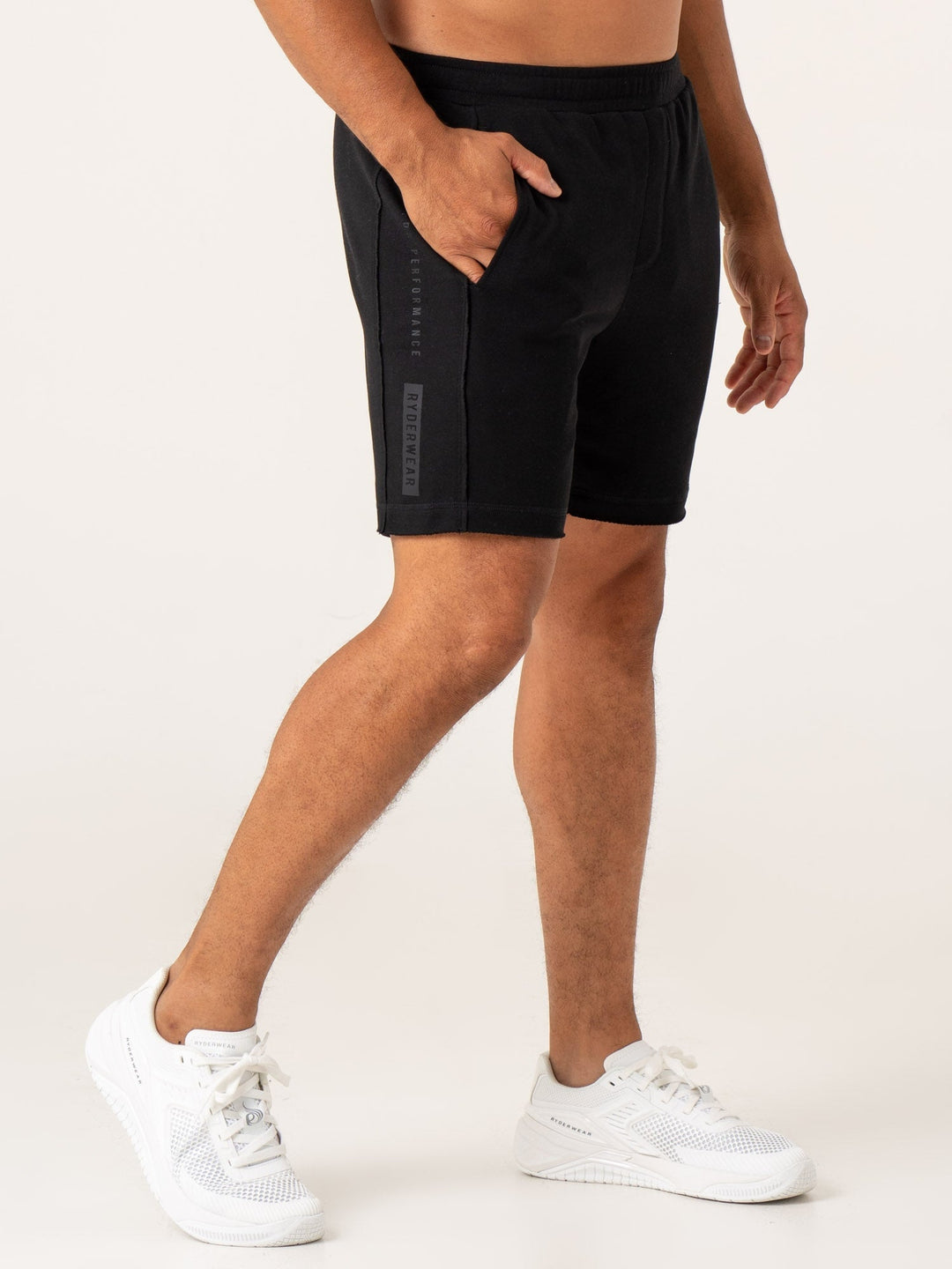 Pursuit Track Shorts - Black Clothing Ryderwear 