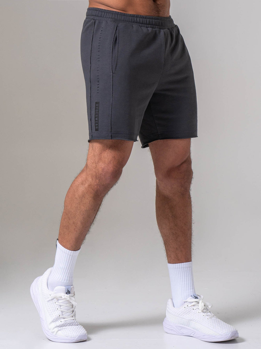 Pursuit Track Shorts - Charcoal Clothing Ryderwear 