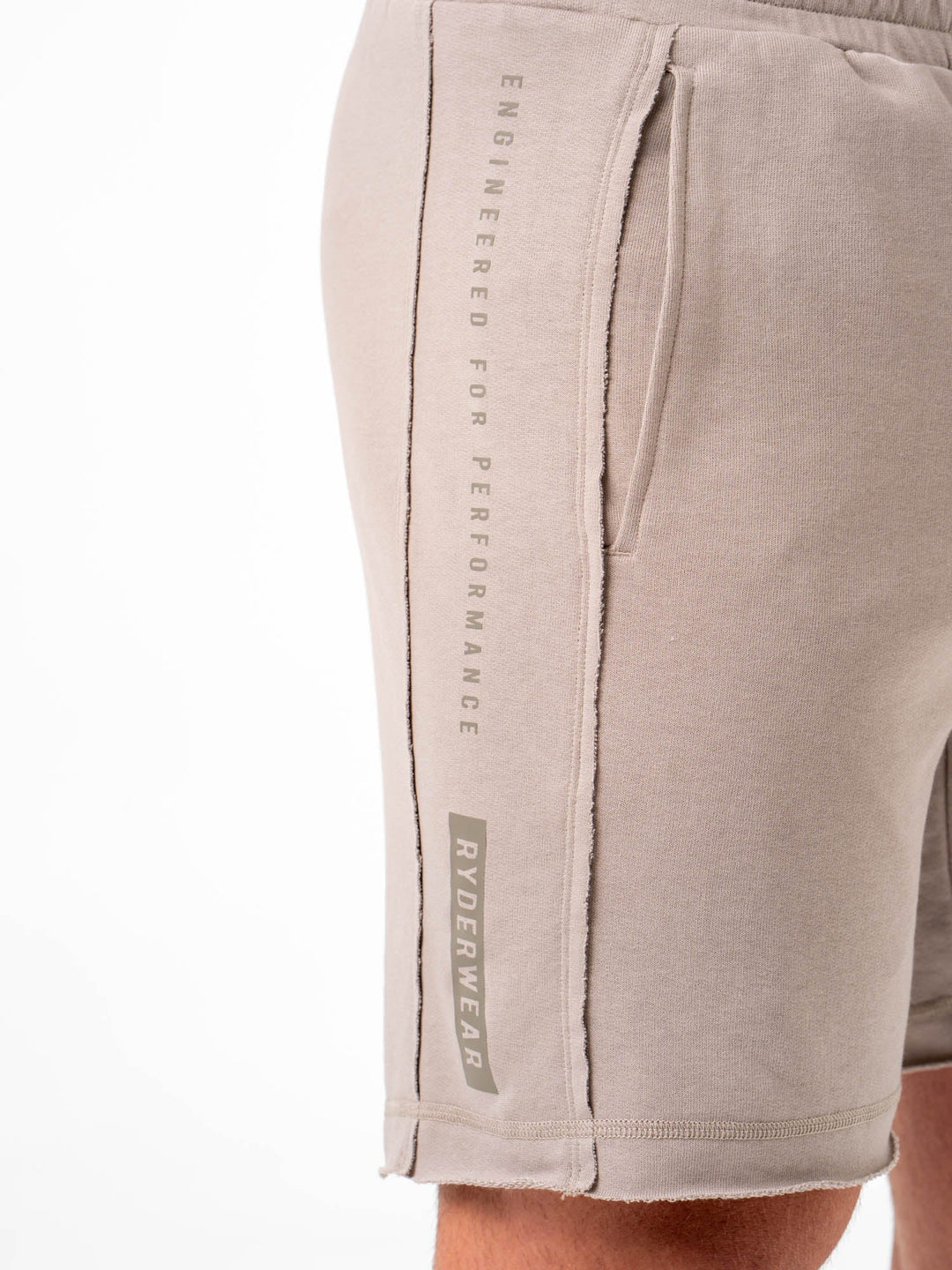 Pursuit Track Shorts - Taupe Clothing Ryderwear 