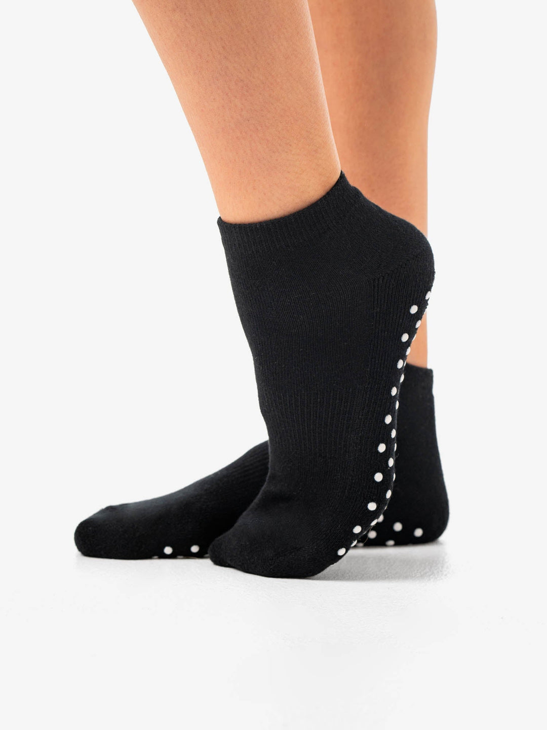RW Pilates Ankle Grip Socks - Black Ryderwear Staging AU 