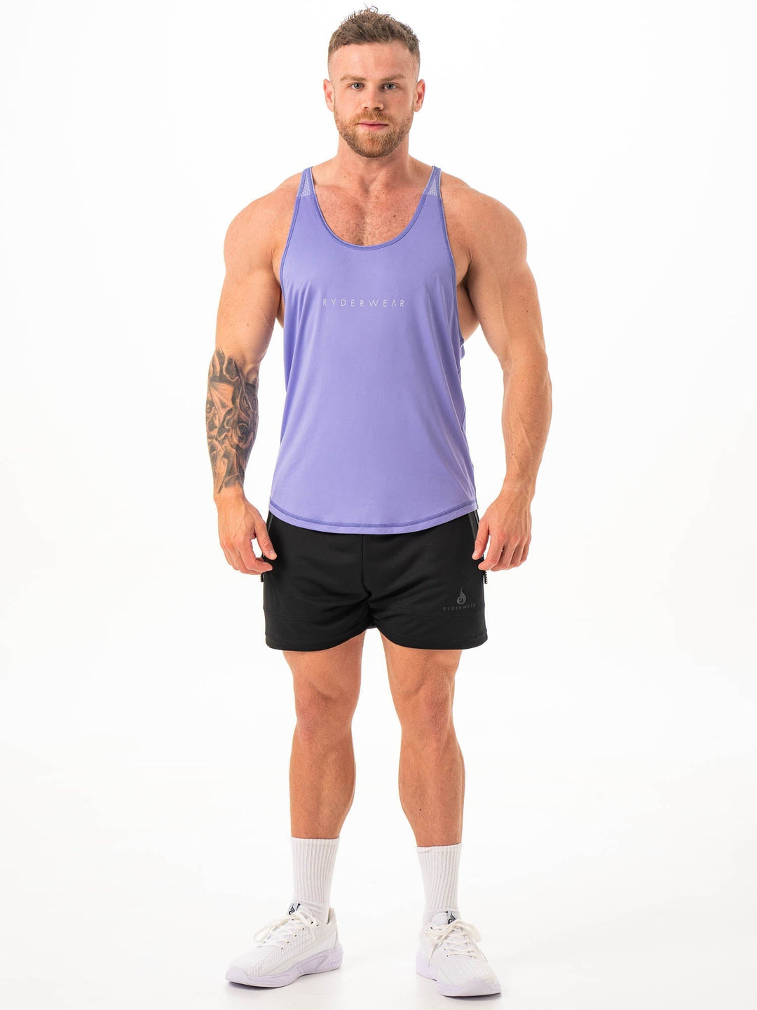Ryder T-Back - Deep Lilac Clothing Ryderwear 