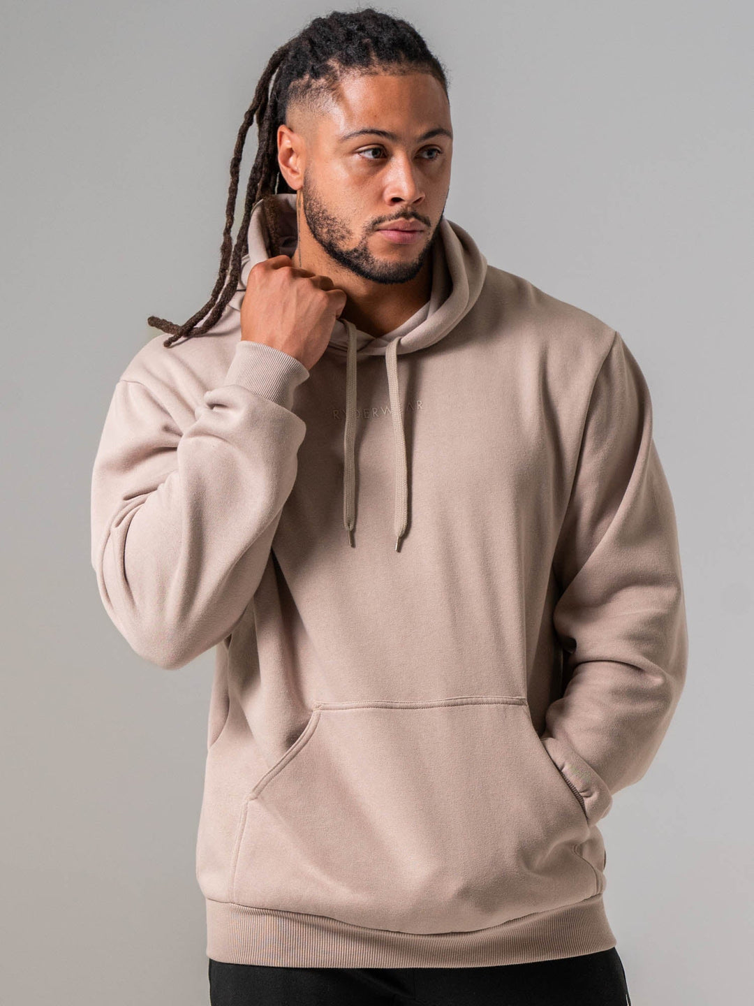 Ryderwear Essential Hoodie - Almond Clothing Ryderwear 