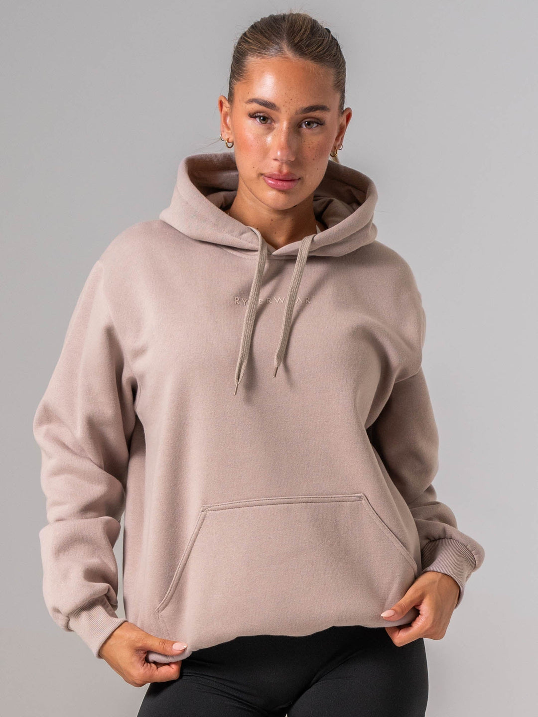 Ryderwear Essential Hoodie - Almond Clothing Ryderwear 