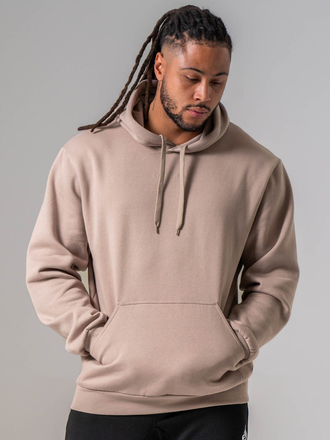 Ryderwear Essential Hoodie - Almond Clothing Ryderwear 