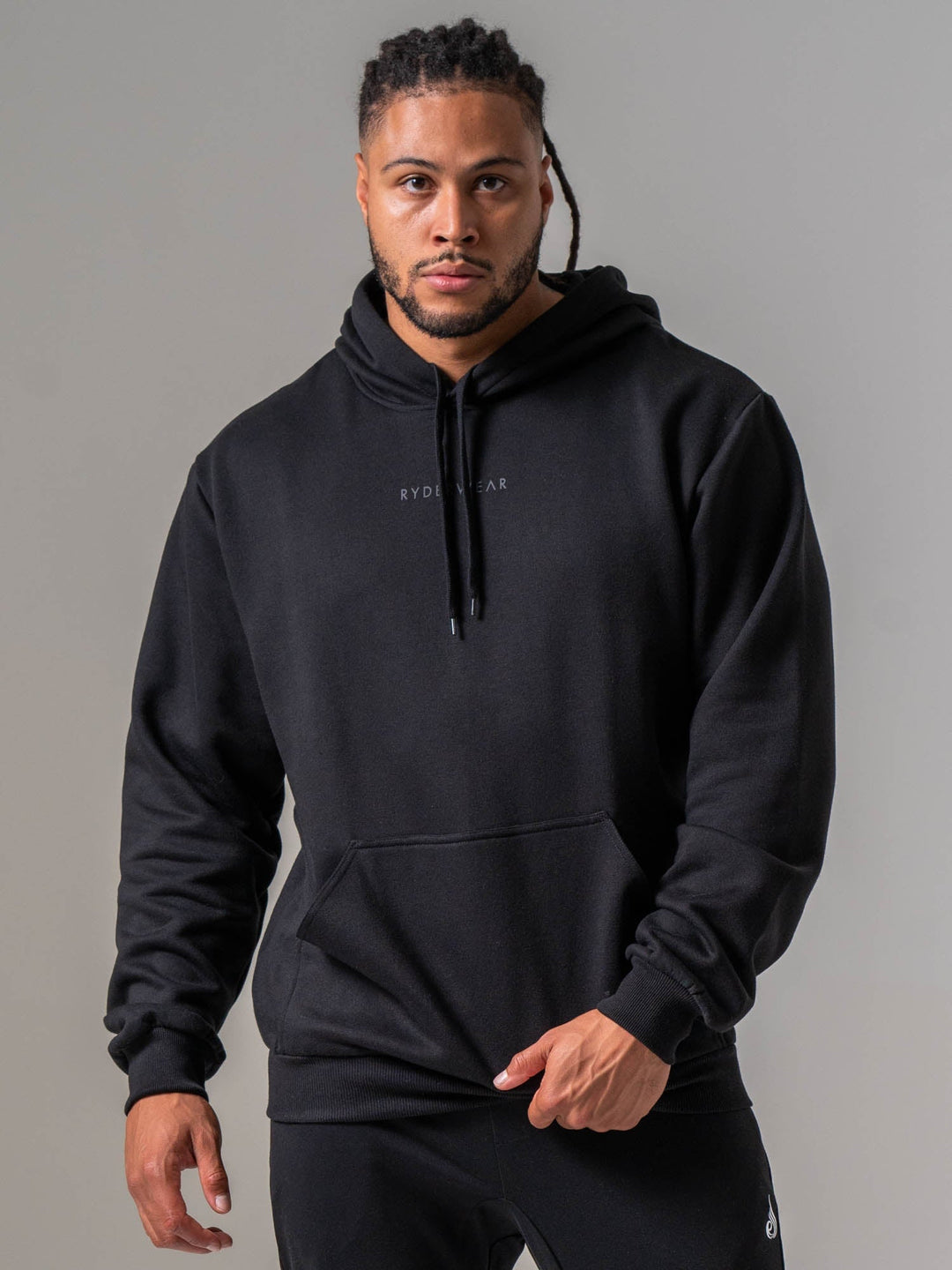 Ryderwear Essential Hoodie - Black Clothing Ryderwear 