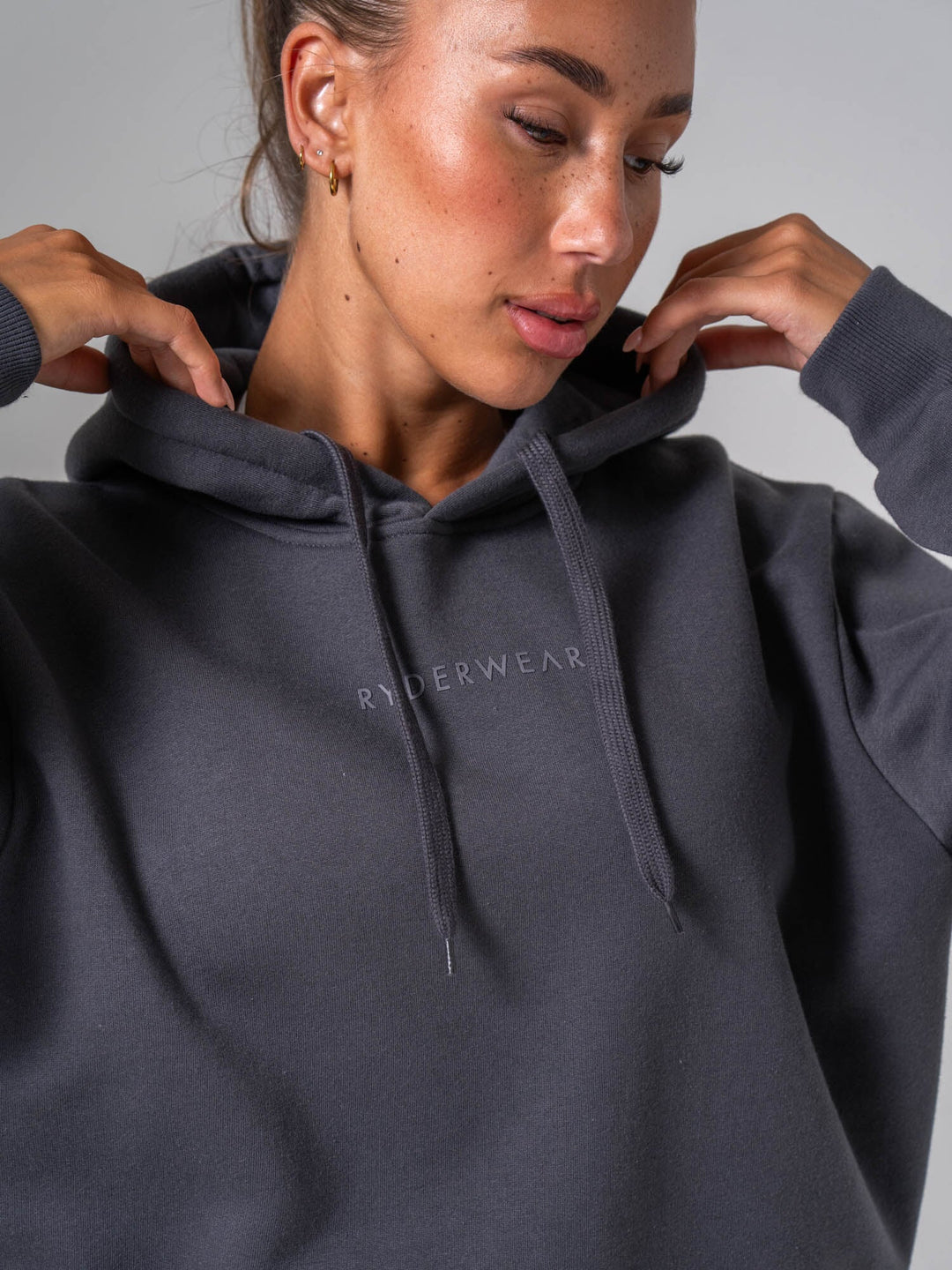 Ryderwear Essential Hoodie - Charcoal Clothing Ryderwear 